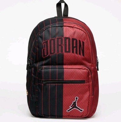 Jordan Playoff Game Red School Backpack New Black Bookbag White Bag