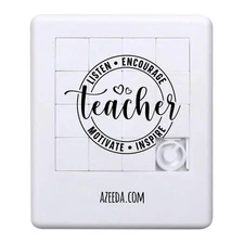 'Teacher Motivational Quote' Sliding Puzzle (PZ00034492)