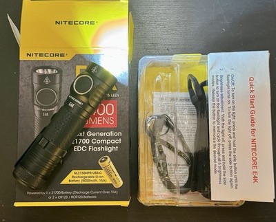 Nitecore E4K 4400 lumen high powered LED Flashlight