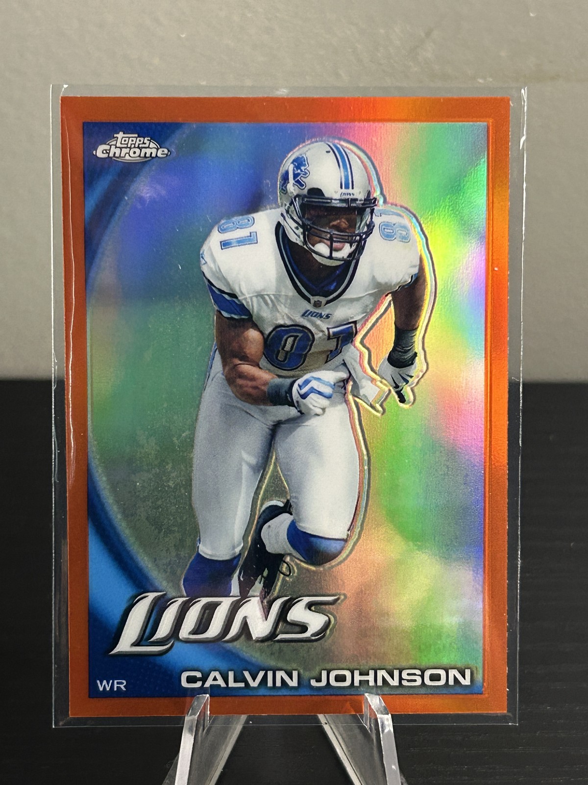 2010 Topps Chrome #C193 Calvin Johnson Orange Refractors