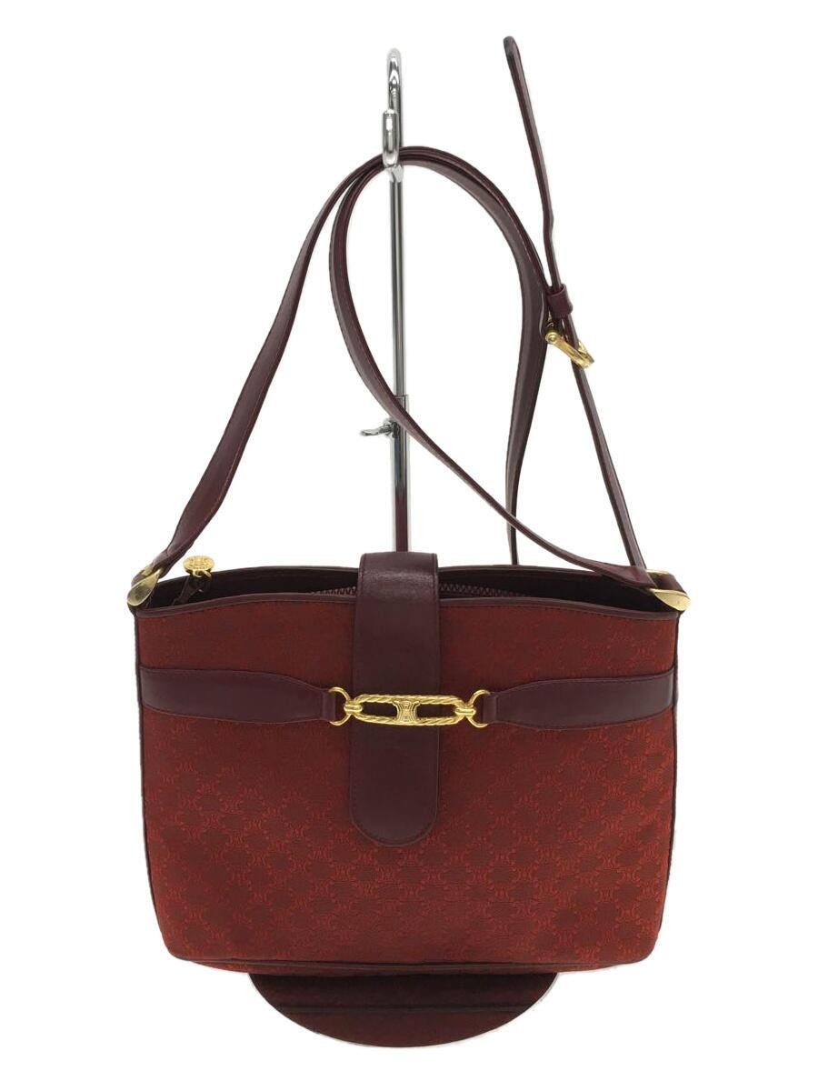 CELINE Macadam M03 Shoulder Bag in Canvas with BRD All-Over Pattern