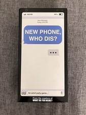 New Phone Who Dis Party Card Game for Adults and Teens