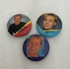 3 Jason Donovan Pin Badges