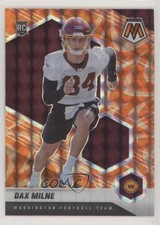 2021 Panini Mosaic Rookies Reactive Orange Mosaic Prizm Dax Milne #400 2l4