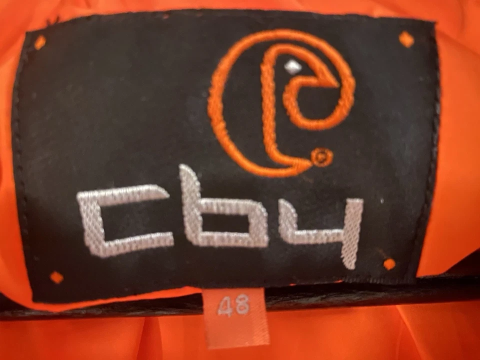 Daunenjacke Pink mit Orangenem Futter Gr. 48 - Bild 3 von 4