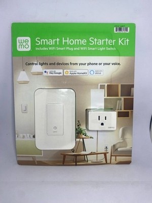 Wemo Smart Home Starter Kit Smart Plug Switch Controlled Google Apple Alexa New