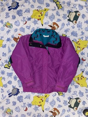 Vintage Columbia 2 in 1 Bugaboo Aztec Fleece Ski Jacket Women s S