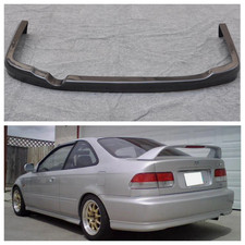 Fits Honda Civic Ek 2dr 4dr Carbon Fiber Type-r Style Rear Diffuser Bumper Lip