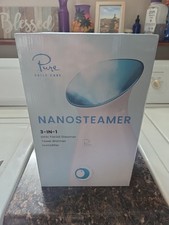 New NanoSteamer Large 3-in-1 Nano Ionic Facial Steamer with Precise Temp Control
