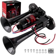 Air Horn for Car/Trucks, 150dB Super Loud Train Horn,with All-in-One 12V Air ...