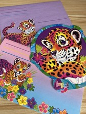Vintage Lisa Frank Notecard  Postalette