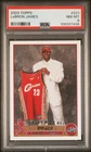 2003 Topps NBA Lebron James #221 Rookie Card PSA 8 NM-MT Cleveland Cavaliers.
