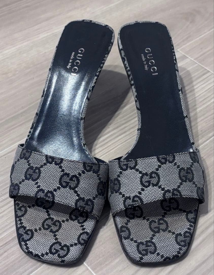 Gucci Monogram GG Sandals Shoes Size 35.5 US About 5.5 For Women thumbnail 20