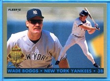 WADE BOGGS ~ 1993 Fleer Final Edition Baseball Diamond Tribute #1 