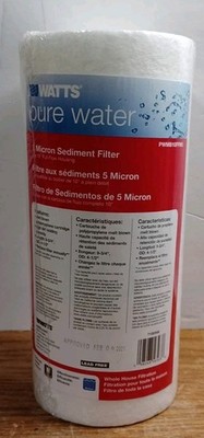 Watts PWMB10FFM5 7100349  5 Micron Whole House Full Flow Water Filter Cartridge