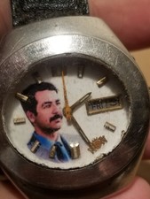 1980'S SADDAM HUSSIEN PRESIDENT WATCH SPECIAL MEMORIAL RARE