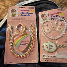 Model’s Rainbow  Pretty Princess Play Jewelry Set Gordy Int.  80s Toys Vintage