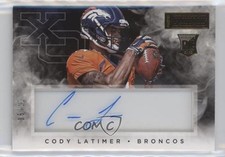 2014 Panini Playbook Rookie Xs and Os Gold Signatures /10 Cody Latimer Auto RC