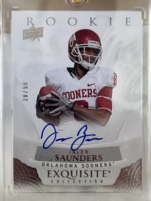 2013 Exquisite Collection 2014 Rookie Auto /99 Jalen Saunders #ER-SA Auto