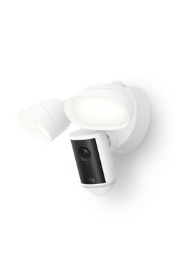 NEW! Ring Floodlight Cam Pro (2nd Gen) Wired White - Retinal 4K & 3D Motion