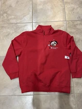 Disney Vacation Club DVC Santa Mickey Christmas Zip Up Sweatshirt 2025 SZ XXL