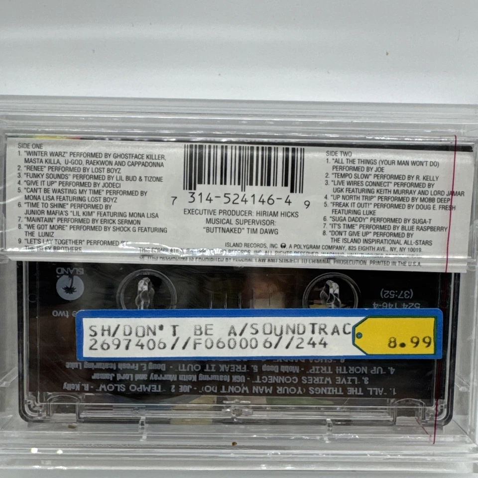 Don't Be A Menace South Central Movie Cassette Tape  Hip-hop Sealed IGS 8.5 / 8 - Image 4 of 4