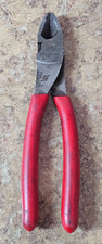 Snap-on Tools Red Soft Grip 8 Pliers Diagonal Wire Cutter 388acf Pre-owned Snap-on Tools Red Soft Grip 8 Pliers Diagonal Wire Cutter 388acf Pre-owned