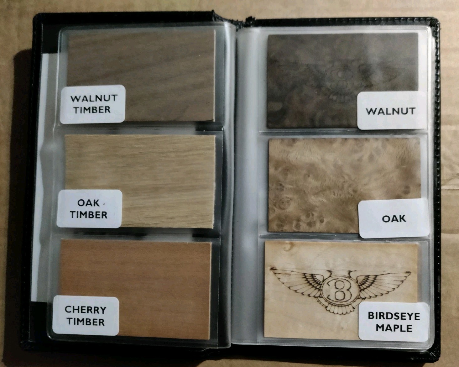 Bentley Cars Interior Trim Wood Samples for Dealership Continental Arnage Azure image 3