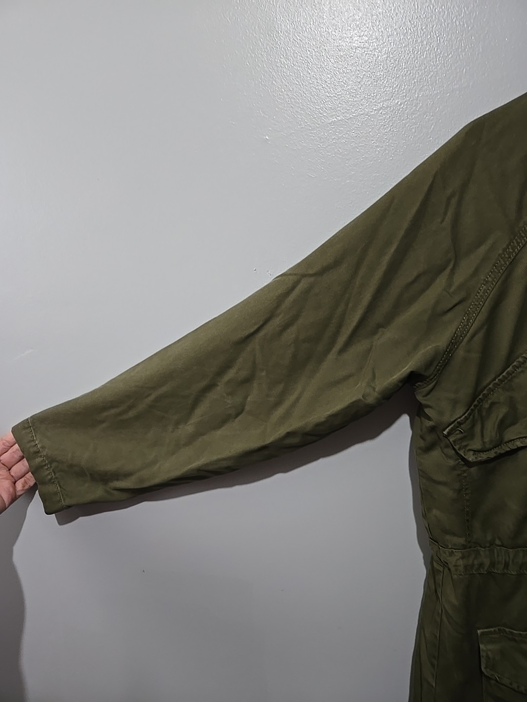 American Eagle Lightweight  Utility Jacket Olive … - image 2