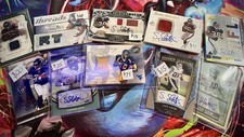 Steve Slaton 10 Card Lot (Autos, Patches, and Serialized Cards!)