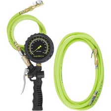 Flexzilla AL2025FZ-2 Tire Inflator Kit, 3 ft & 15 ft Quick-Connect Hose Set