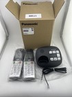 Panasonic Expandable Cordless Phone 2 Handset Missing Power Cords/One Base READ!