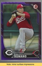 2016 Bowman Prospects Purple 74/250 Sal Romano #BP33 READ 0wq