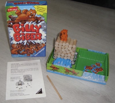 Ravensburger Mitbringselspiel |Billy Biber |4-99 Jahre - Vollständig