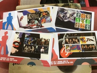 GB STAMPS LTD EDN BENHAM PRESTIGE BOOKLETS FIRST DAY COVER 2022 ROLLING STONES