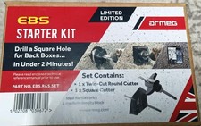 ARMEG Limited Edition EBS Starter Kit Backing Box Electrical Socket Box Cutter.