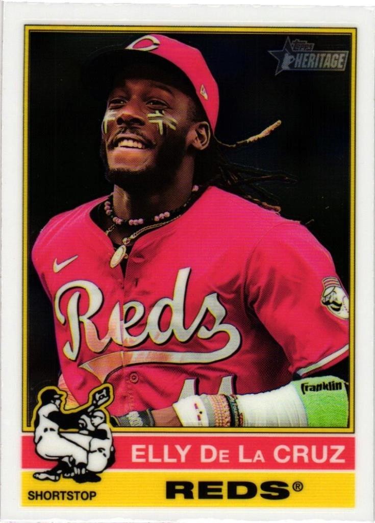 2025 Topps Heritage Chrome Refractor - Elly De La Cruz (#263