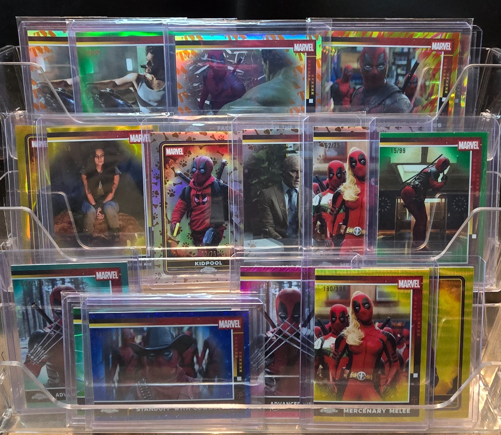 2025 Topps Chrome Deadpool Numbered Parallels Pick Your Card PYC