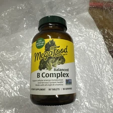 MegaFood DailyFoods Balanced B Complex 90 Tablets Expires 07/2027
