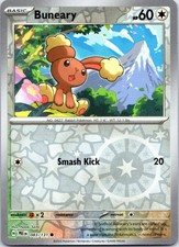 Buneary 083/131 Common Prismatic Evolutions Pokemon Reverse Holo NM