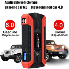 Démarreur Voiture TEMPSA 89800mAh Chargeur Batterie 4USB Prise EU Urgence