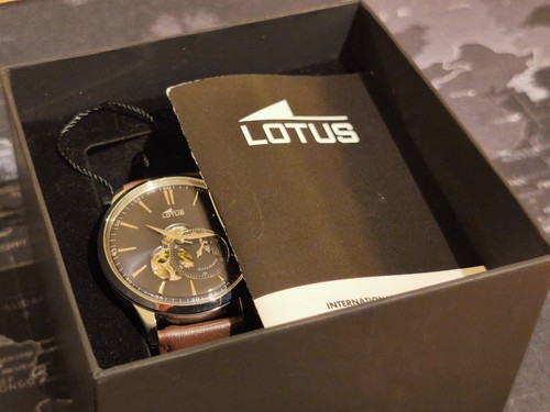 Lotus Automatic Watch - Open Heart With Exhibition Case Back - Ref 18536/3 - Picture 15 of 18