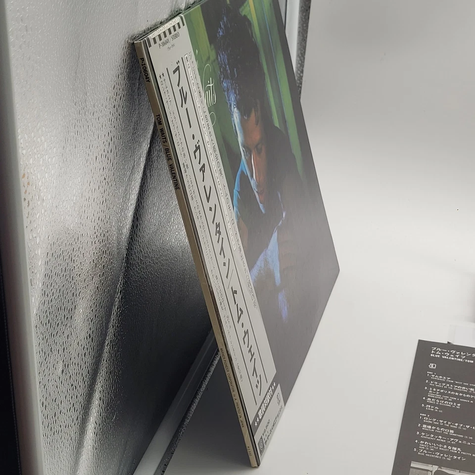 Tom Waits Blue Valentine "Sample" Japan Import P-10604Y OBI Record Album Vinyl - Image 4 of 4