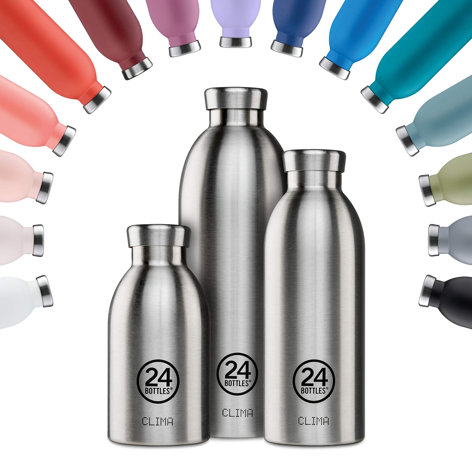 24Bottles Insulated Water Bottle Reusable Stainless Steel Vacuum Flask BPA Fre 6690₽