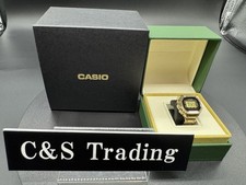 Casio CRW-001G-9JR Ring Watch Gold Blue Dial Stainless Steel
