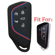 Fit Vw Golf 8 Id-4 Taos Atlas Tiguan 5 Button Remote Key Fob Silicone Case Cover