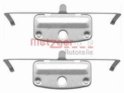 Front METZGER 109-1644 Accessory Kit, disc brake pad for BMW