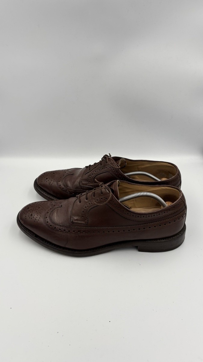 Vintage Burberry Men\'s Brown Leather Round Toe Oxford Size 44.5 US 11.5 Burberry Brown Leather Lace up Oxfords Shoes Men main image 2