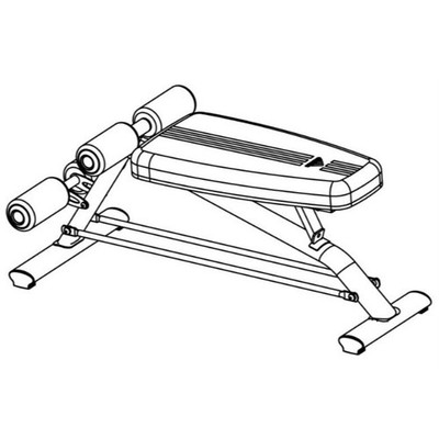 Adidas Performance Crunch Board Utility Bench Home Gym Workout ADI-415