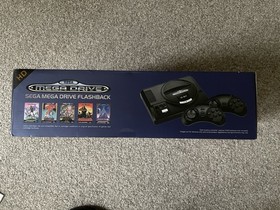 Sega Mega Drive Flashback HD Console Classic Blue Boxed Fast Despatch Next Day